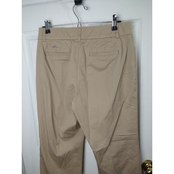 JM Collection Woman 10 Pants Brown Trousers Straight Leg Zip Button casual - Picture 9 of 10